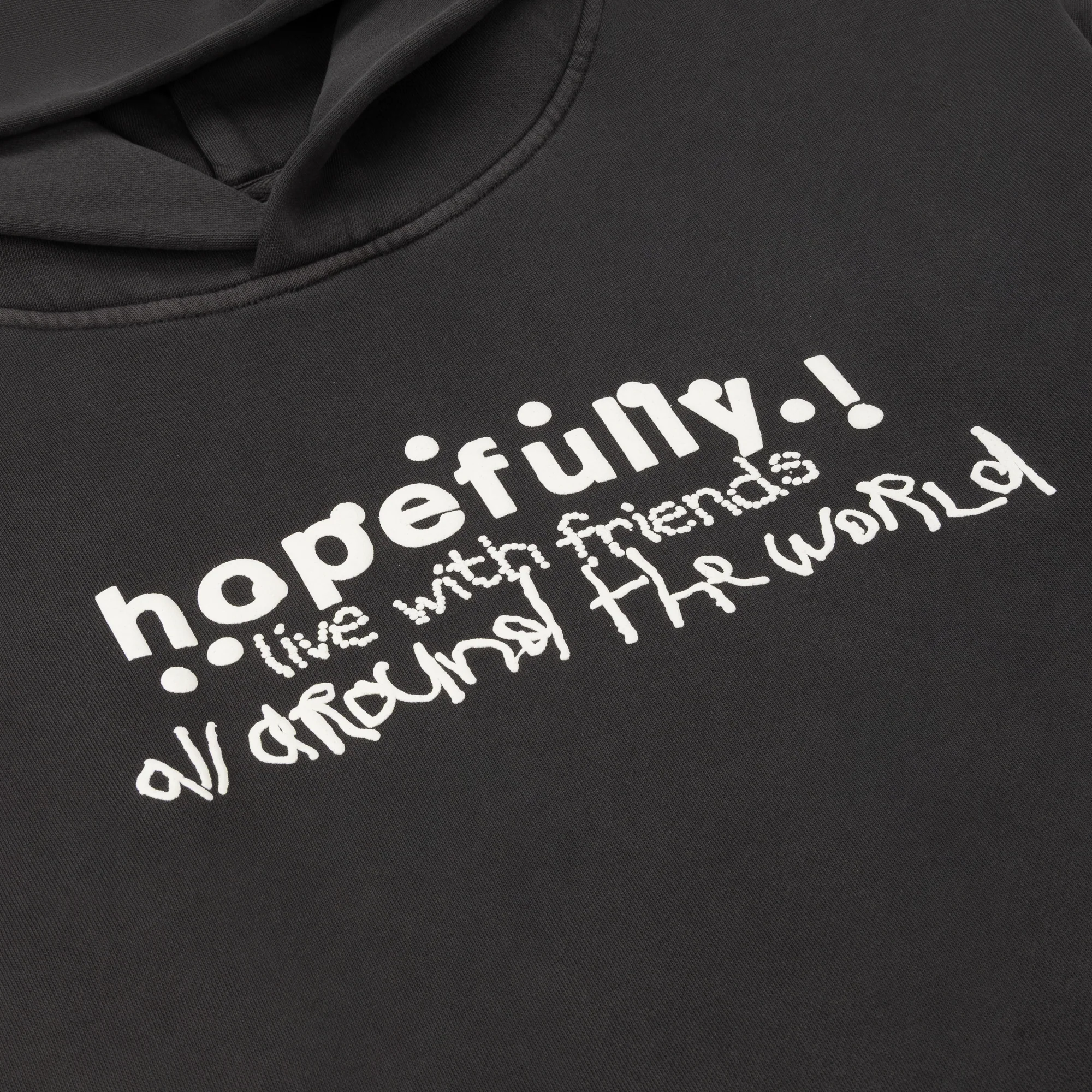 hopefully ! black tour hoodie - Image 7