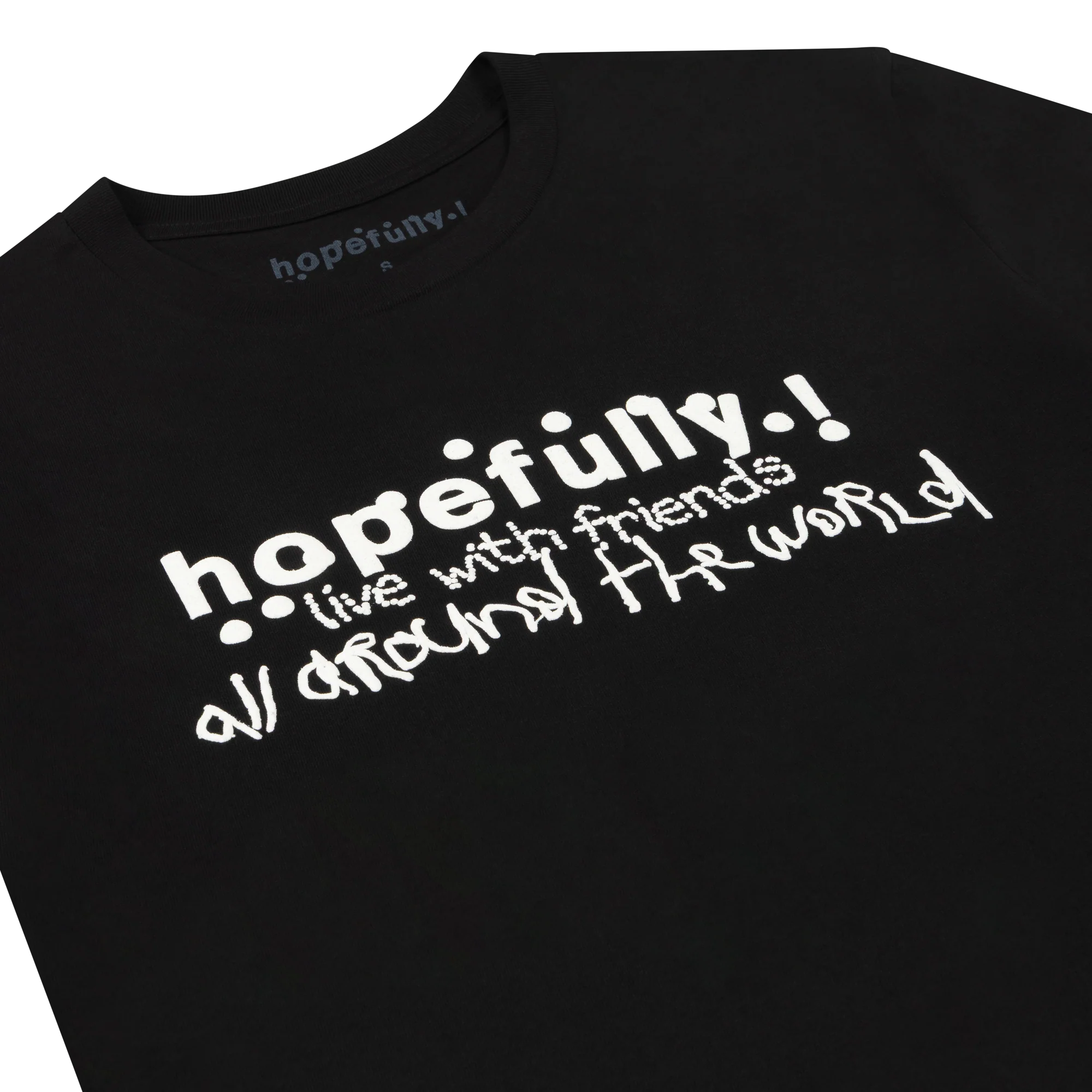 hopefully ! black tour t-shirt - Image 4