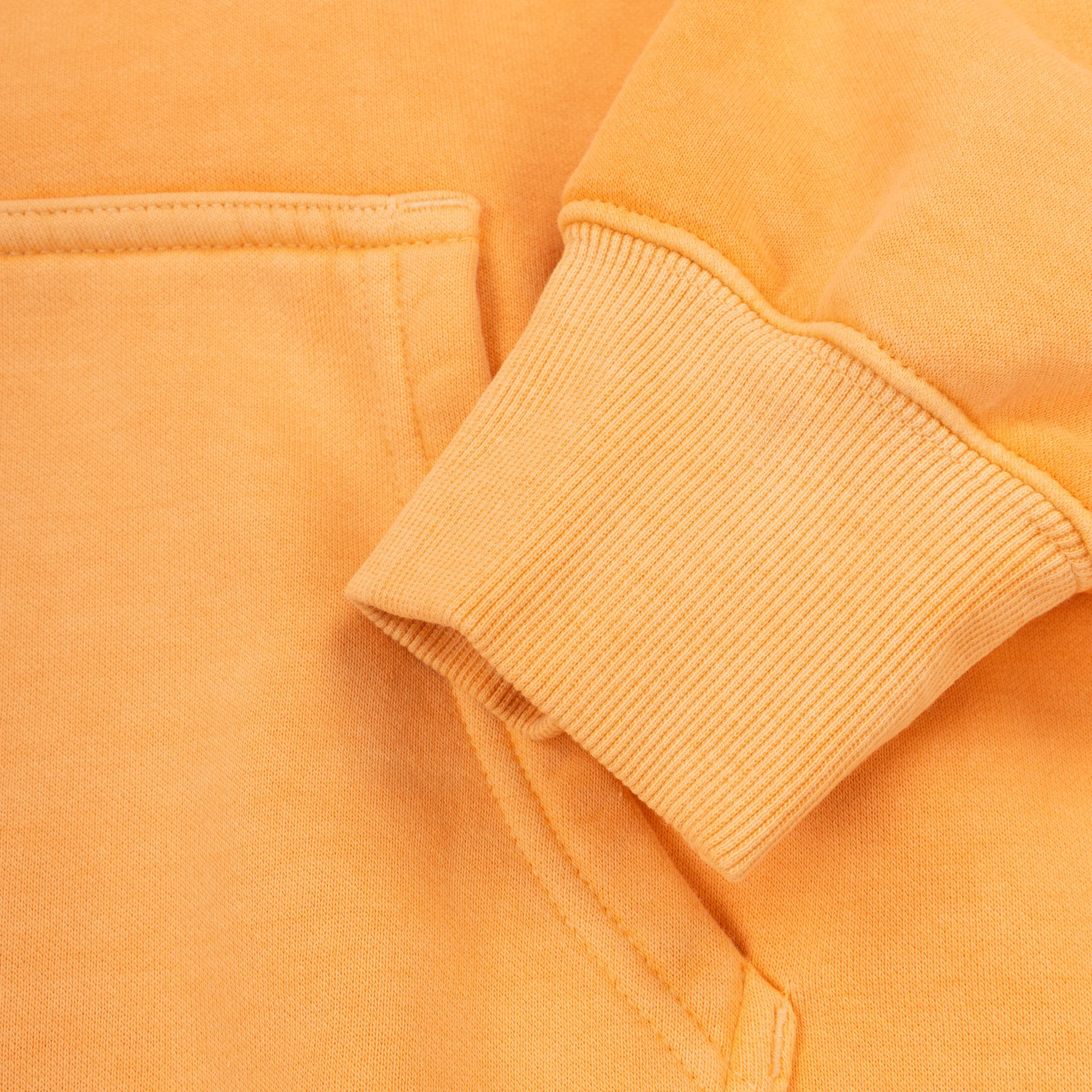 hopefully ! orange overdye hoodie - Image 4