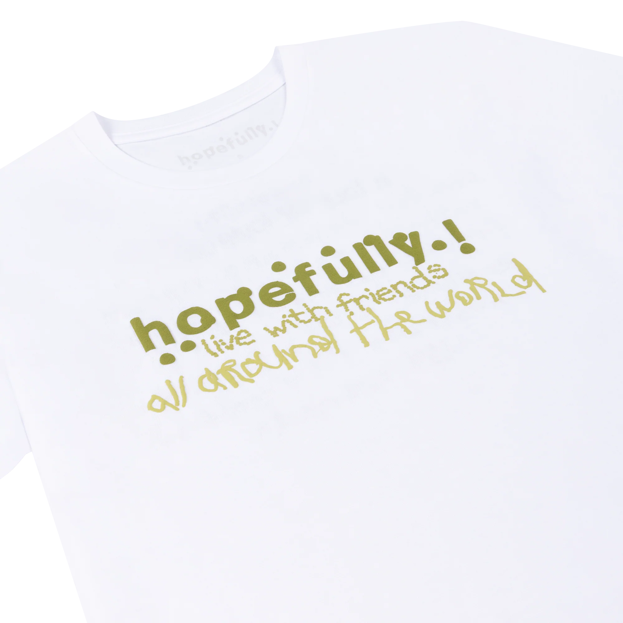 hopefully ! white tour t-shirt - Image 3