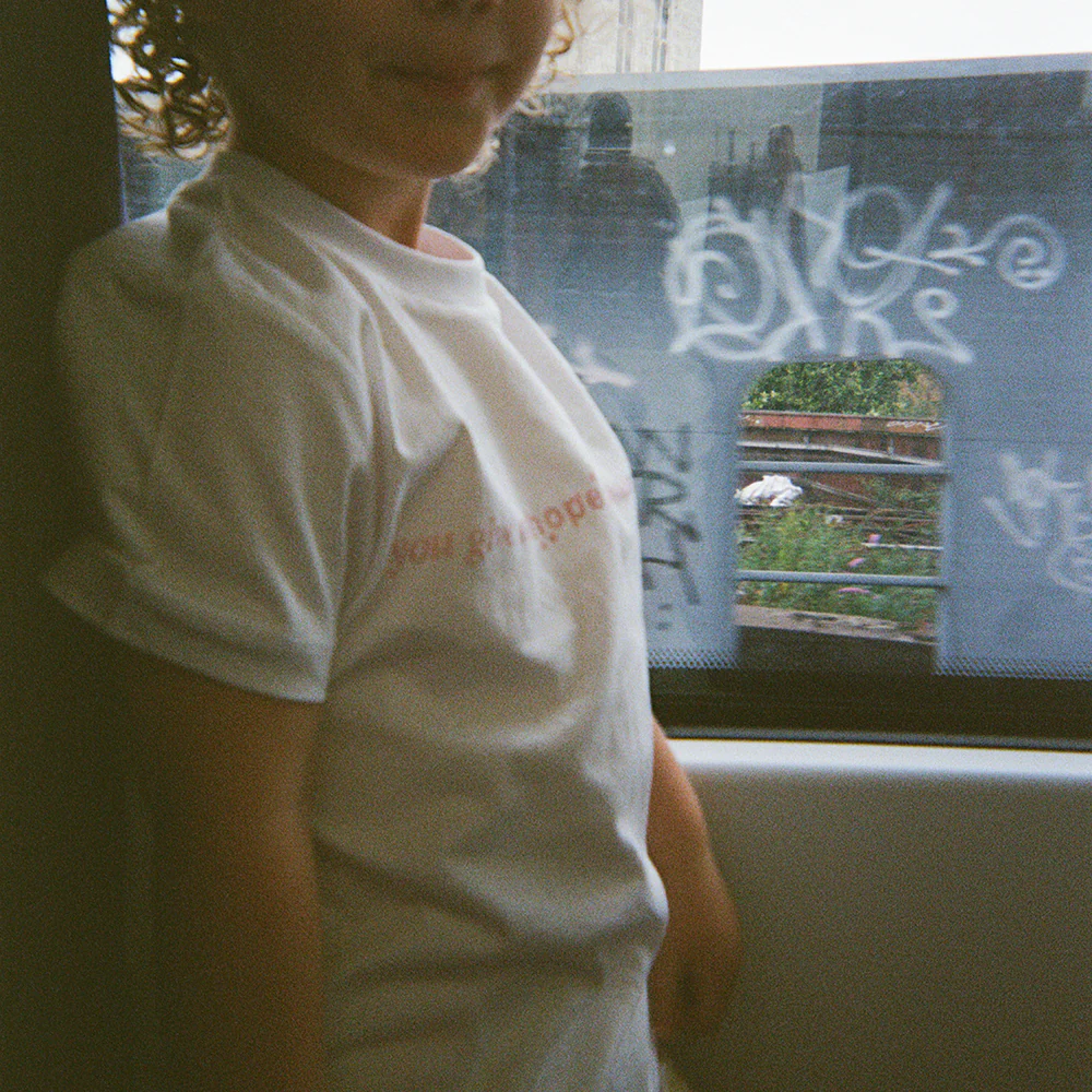 kids you give me hope in humankind white t-shirt - Image 4